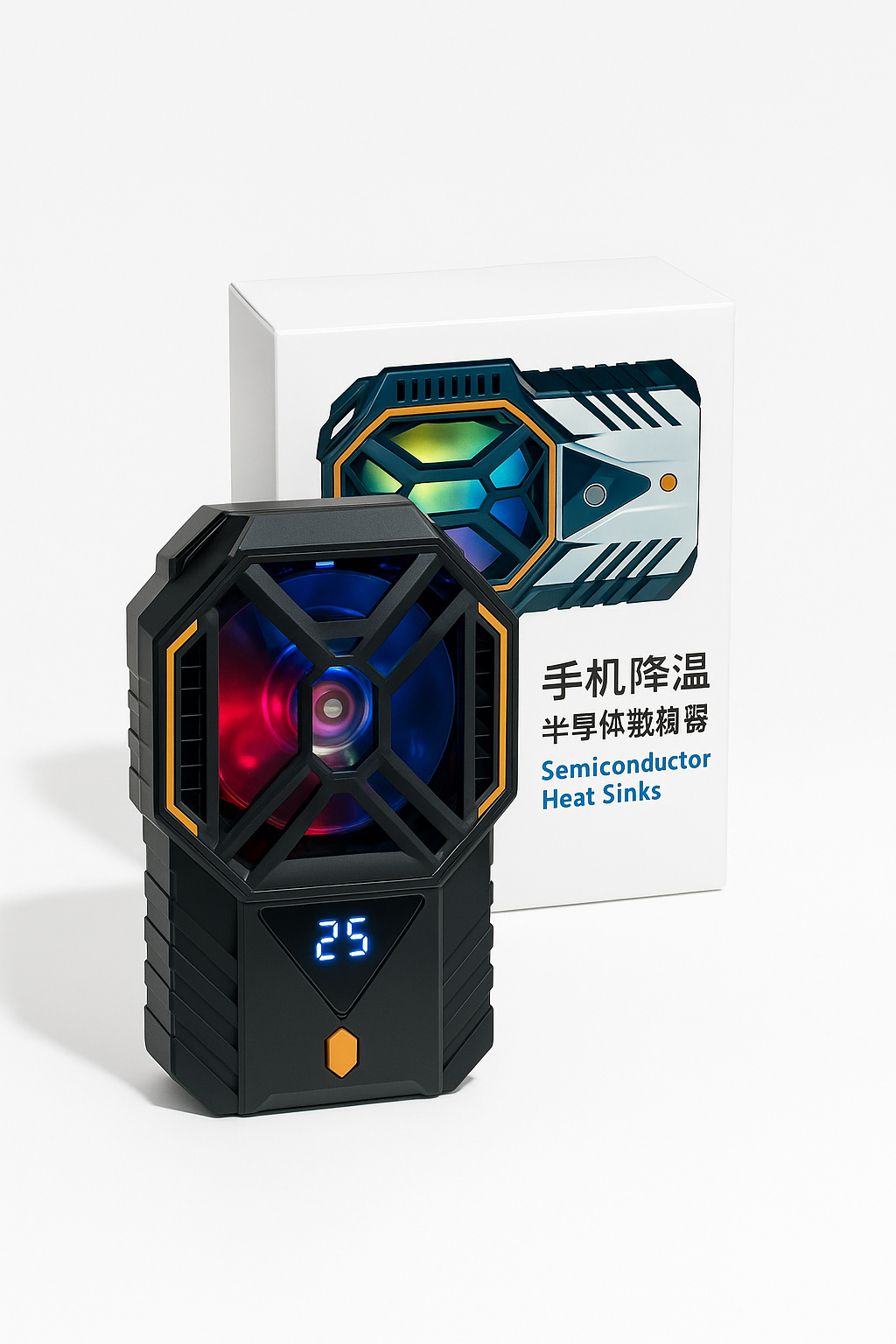 IceBlade Pro – Smartphone Cooling Fan with LED Temperature Display